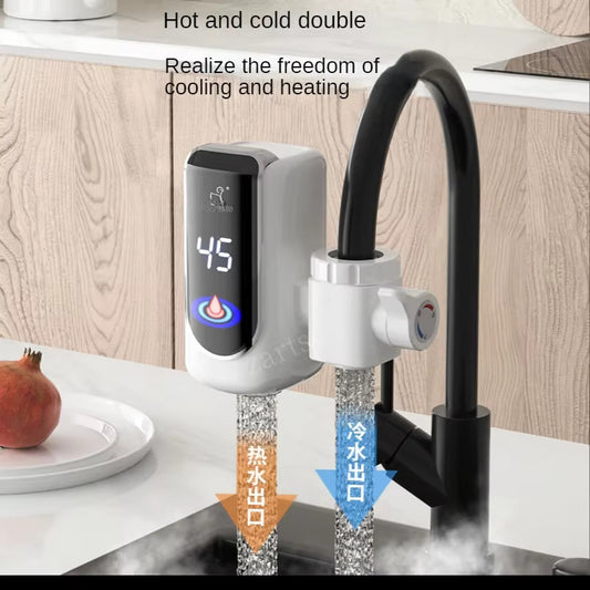 Electric Water Heater Tap - Instant Hot Water - Hot & Cold Water Process - For both Winter & Summer